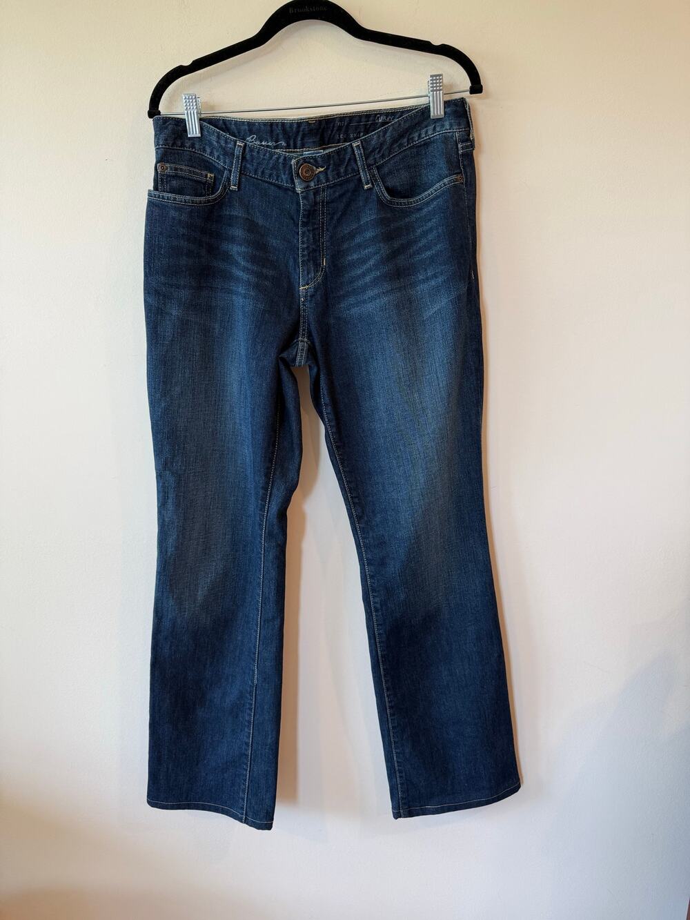 Eddie Bauer jeans size 10 long Blue Classic Preppy normcore